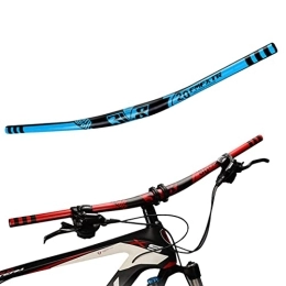 Generic Mountainbike-Lenker Fahrradlenker MTB Lenker 31, 8 Mm Downhill Lenker Aluminiumlegierung Lenker 3K Matt für Mountainbike Rennrad Rennrad Riser Lenker, Blue, 780mm / 31inch