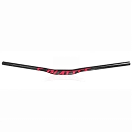 HIMALO Mountainbike-Lenker HIMALO Carbon MTB-Lenker 31, 8mm Mountainbike-Riser-Lenker 680 / 700 / 720 / 740 / 760mm Extra Lange Stangen Steigung 25mm (Color : Red, Size : 760mm)
