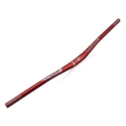 QFWRYBHD Mountainbike-Lenker Höhe 25Mm Cross Country Fahrrad Lenker 720 / 780 / 800Mm Mountainbike Lenker 31, 8Mm Rennrad Lenkerlänge Durchmesser For DH XC AM (Color : Red, Size : 720mm)