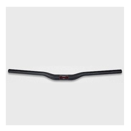 FukkeR Mountainbike-Lenker Rennrad Riser Bar Rise 18mm MTB Mountainbike Lenker Kohlefaser Fahrrad Lenkerstange 31.8mm 580 / 600 / 620 / 640 / 660 / 680 / 700 / 720 / 740 / 760mm für BMX DH XC AM (Color : Matt black, Size : 580mm)