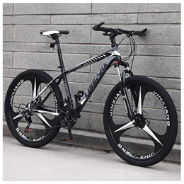 ACDRX Fahrrad, Mountainbike Fahrrad, Erwachsenen 26 Zoll 21 Speed Mountainbike Fahrrad, FahrräDer, Hardtail Doppelscheibenbremsen Fahrrad, High Carbon Stahl Rahmen Aus,Black Gray