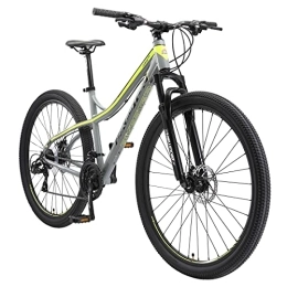 BIKESTAR Mountainbike BIKESTAR Hardtail Aluminium Mountainbike 29 Zoll, 21 Gang Shimano Schaltung mit Scheibenbremse | 18 Zoll Rahmen MTB Erwachsenen- und Jugendfahrrad | Grau