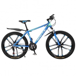CXQ Fahrräder CXQ 26-Zoll-Rennrad Mountainbike Fahrrad, Doppelscheibe Bremse Stoßdämpfung Variable Geschwindigkeit Racing Adult Men and Women Bike, Blau