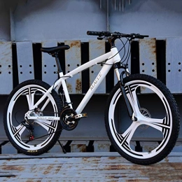 CXQ Fahrräder CXQ Mountainbike 26 Zoll, Country Gearshift-Fahrrad, 27-Gang-Stoßdämpfendes Offroad-Mountainbike für Erwachsene männliche und weibliche Ausflüge, Weiß
