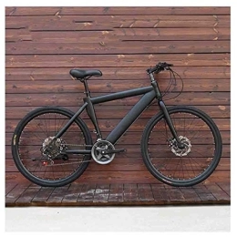 GAOTTINGSD  GAOTTINGSD 26 Zoll Mountainbike Fahrräder Mountainbike Erwachsene Männer MTB Straßen-Fahrrad for Damen 24 Zoll-Räder Einstellbare Doppelscheibenbremse (Color : Black, Size : 30 Speed)