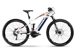 HAIBIKE Mountainbike HAIBIKE SDURO FullNine 5.0 Yamaha Elektro Bike 2020 (XL / 52cm, Weiß / Orange / Blau)