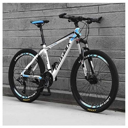 KXDLR 26" Front Suspension Variable Speed ​​High-Carbon Stahl Mountain Bike Geeignet Für Jugendliche Ab 16 Jahren 3 Farben,Blau