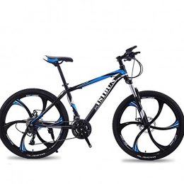 LNSTORE Fahrrad Mountainbike Adult Man Variable Speed ​​Doppelscheibenbremse Stoßdämpfung Off-Road Exquisite Verarbeitung (Color : Black Blue, Size : 24speed)