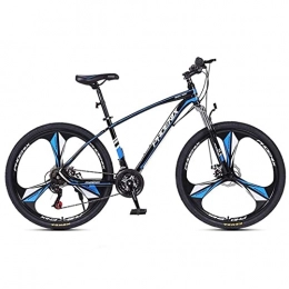 LZZB Mountainbike LZZB Mountainbike 24 Geschwindigkeit Fahrrad 27, 5 Zoll Räder Doppelscheibenbremse Fahrrad für Erwachsene Herren Damen (Größe: 24 Geschwindigkeit, Farbe: Blau) / Blau / 27 Geschwindigkeit