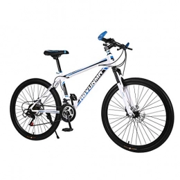 Mountainbikes Fahrräder Mountainbikes 26 Zoll, Kohlenstoffstahl Shimano 21 Geschwindigkeit Fahrrad Vollfederung MTB Scheibenbremsen Hardtail MTB Bike Mädchen-Fahrrad (Blau)