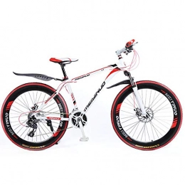 WXX Fahrräder WXX 350W 26 Zoll mit Variabler Geschwindigkeit Mountainbike Dual-Disc Brake Shock Absorptionmal und weiblich Erwachsene Aluminiumlegierung Off-Roadbicycle, Weiß, 24 Speed