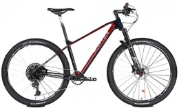 YANQ Mountain Bike Carbon-Faser, 27,5 Zoll 12 bis GX mit variabler Drehzahl Geschwindigkeit Doppelscheibenbremse für Männer und Frauen Erwachsene Fahrräder Klettern Rennen im Freien,D,*.