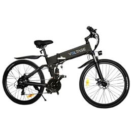 BIWOND E-Bike Z-Go 26 Zoll (faltbar, Mountainbike, Erwachsene, 36 V, 10,4 Ah, Tretunterstützung, japanischer Übertragung, max. 25 km/h, 50 km) - Schwarz