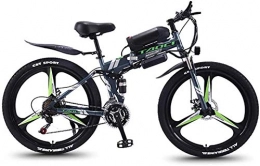 WJSWD Zusammenklappbares elektrisches Mountainbike Electric Snow Bike, Elektrische Fahrräder für Erwachsene 350W Folding Mountain Ebike Aluminium Pendeln Elektrische Fahrrad mit 21 Geschwindigkeitsgetriebe & 3 Arbeitsmodell Elektrische Fahrrad E-Bike