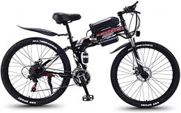 Capacity Zusammenklappbares elektrisches Mountainbike Electric Snow Bike, schnelle elektrische Fahrräder für Erwachsene Falten Elektrische Mountainbike, 350 Watt Schnee Bikes, Abnehmbar 36V 8AH Lithium-Io.