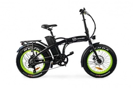Varaneo E-Bike Dinky Klapprad Fat Tyre-Look Elektrofahrrad 25 km/h 561Wh Pedelec 7 Gang (Schwarz Matt/Kiwigrün)
