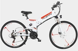 Xiaotian Zusammenklappbares elektrisches Mountainbike Xiaotian Zusammenklappbares elektrisches Mountainbike, Lithium-Batterie für Fahrräder, Geländefahrräder, 26-Zoll-21-Gang-Rad mit DREI Messern, White