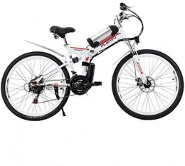 YAOJIA Zusammenklappbares elektrisches Mountainbike YAOJIA Herren Fahrrad Rennräder 26 Zoll Faltbares E-Bike Mit 8AH Lithium-Ionen-Batterie | Mountainbike-Fahrrad Für Erwachsene Rennradfahren Cross- & Trekkingräder