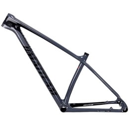 DHNCBGFZ Mountain Bike Frames Carbon MTB Frame 27.5er 29er Hardtail Off-road Bike Frame 15'' 17'' Internal Routing Disc Brake Bicycle Frame Thru Axle Or Quick Release (Color : Light gray, Size : 27.5x15'')
