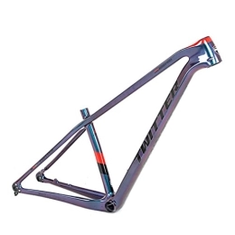 HIMALO Mountain Bike Frames HIMALO 27.5 / 29er Hardtail Mountain Bike Frame 15'' / 17'' / 19'' Carbon Fiber MTB Frame Thru Axle 12x148mm Boost Disc Brake Frame Internal Routing XC (Size : 19'' Red)