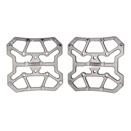 FIVENUM Mountain Bike Pedal FIVENUM 1 Pair Aluminum Alloy Bicycle Clipless Pedal Platform Adapters For Bike Pedals MTB Mountain Road Bike Accessories (Color : Silver)