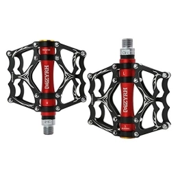 lffopt Mountain Bike Pedal Pedals Bike Pedals Bmx Pedals Cycle Accessories Road Bike Pedals Bike Pedal Bicycle Pedals Mountain Bike Accessories Bike Accesories black+red, free size
