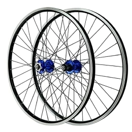 TYXTYX Mountain Bike Wheel 26 Inch 27.5" V-Brake Bicycle Wheelset MTB Aluminum Alloy 29 Inch Mountain Cycling Wheels 32 Hole for 7 / 8 / 9 / 10 / 11 Speed (Color : Blue, Size : 27.5 inch)