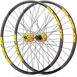 BUYAOBIAOXL Mountain Bike Wheel BUYAOBIAOXL Wheels Mountain Bike Wheelset Mountain bike wheels, bike wheelset 26 / 29 / 27.5 inches front rear wheelset double-walled rim quick release disc brake 32 holes 4 Palin 8-11 speed