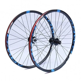 LvTu Mountain Bike Wheel LvTu Bike Wheel Set 26 27. 5 29 Inch MTB 8 9 10 Speed Aluminum Alloy Double Wall Rim Support 1. 35~2. 35 Tires (Size : 26 inches)