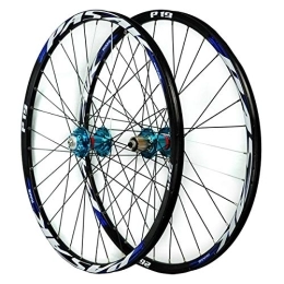 ZCXBHD Mountain Bike Wheel ZCXBHD 26 / 27.5 / 29inch MTB Wheelset Disc Brake Mountain Bike Front And Rear Wheel Sealed Bearing Double Wall Quick Release 7 8 9 10 11 Speed (Color : Blue, Size : 29in)