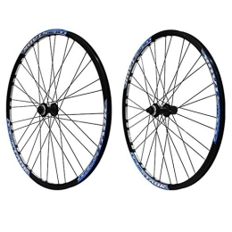 ZCXBHD Mountain Bike Wheel ZCXBHD 27.5 Inch Mountain Bike Wheelset Center Lock Disc Brake Hub Mtb Front Rear Wheel Quick Release 7 8 9 Speed 32 Holes (Color : Blue)
