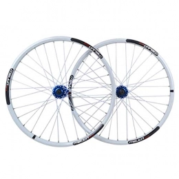 ZNND Mountain Bike Wheel ZNND 26 Inch Mountain Bike Bicycle Wheels Double Wall Aluminum Alloy Disc Brake Cycling 32 Hole Rim Quick Release 7 / 8 / 9 / 10 Cassette (Color : D)