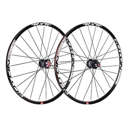ZNND Mountain Bike Wheel ZNND 26 Inch Mountain Carbon Fiber Bike Wheelsets, Double Wall Aluminum Alloy Disc Rim Brake Quick Release MTB Bicycle 8 9 10 11 Speed (Color : A, Size : 26 inch)