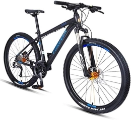 GJZM vélo GJZM Vélo de Montagne 27, 5 Pouces, Adulte, 27 Vitesses, VTT Semi-Rigide, Cadre en Aluminium, siège réglable Bleu