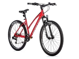 Leaderfox Vélo de montagnes Leader Fox MXC Lady VTT 26" en aluminium 8 vitesses Rouge 36 cm