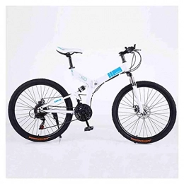 N/Z Vélos de montagne pliant N / Z Accueil équipement vélo vélo VTT Adulte vélos de Route Pliables pour Hommes et Femmes 24 Pouces Roues Vitesse réglable Double Frein à Disque