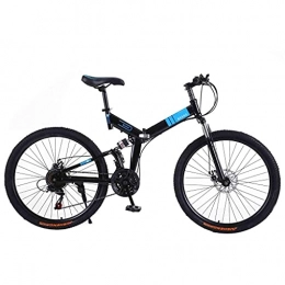 N/Z vélo N / Z Accueil équipement vélo vélo VTT Adulte vélos de Route Pliables pour Hommes et Femmes 26 Pouces Roues Vitesse réglable Double Frein à Disque