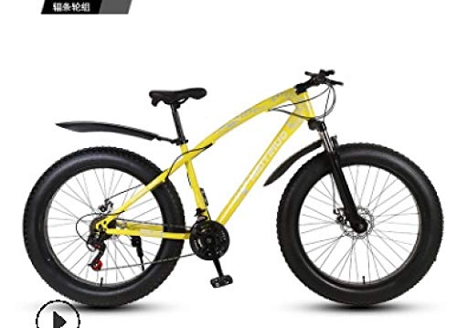 Fat Tyre Mountain Bike : 26 Pollici Doppio Freno a Disco Pneumatico Largo velocit variabile Adulto Mountain Bike Fat Bike-4_27