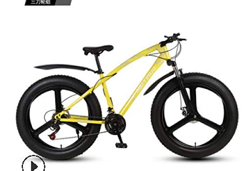 Fat Tyre Mountain Bike : 26 Pollici Doppio Freno a Disco Pneumatico Largo velocit variabile Adulto Mountain Bike Fat Bike-9_27
