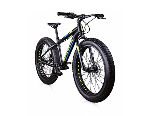Fat Tyre Mountain Bike : Bici Rider MBM BLACKMAMBA in alluminio matt black (L)