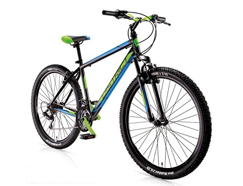 Fat Tyre Mountain Bike : MBM 637U / 18 District, Fat Bike da Montagna Uomo, Verde A10, Taglia Unica