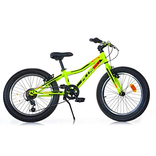 Fat Tyre Mountain Bike : Mediawave Store Bici 20 MTB Plus Dino Bikes Art. 420-UP 6-10 Anni Mountain Bike con Ruote Fat 6V
