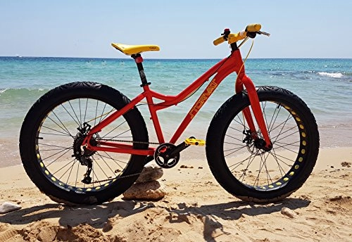Fat Tyre Mountain Bike : STORVAT Fat-Bike 26", Colore Personalizzabile, Cambio 9 RAPPORTI