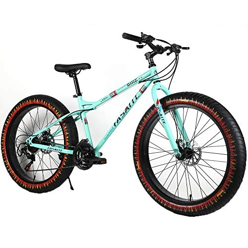 Fat Tyre Mountain Bike : YOUSR Mountain Bike da Uomo Mountain Bike Mountain Biciclette 27 / 30 Speed ​​Unisex Blue 26 inch 7 Speed