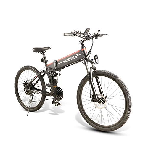 Mountain bike elettrica pieghevoles : Bewinch 26 Pollici Mountain Bike, velocit Massima 32KM / H della Bici di Montagna Elettrica Piegante per Adulti della Batteria al Litio A 48V della Lega di Alluminio, A