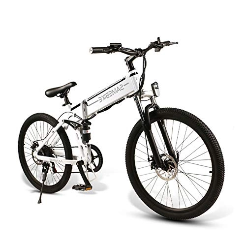 Mountain bike elettrica pieghevoles : Bewinch 26 Pollici Mountain Bike, velocit Massima 32KM / H della Bici di Montagna Elettrica Piegante per Adulti della Batteria al Litio A 48V della Lega di Alluminio, B