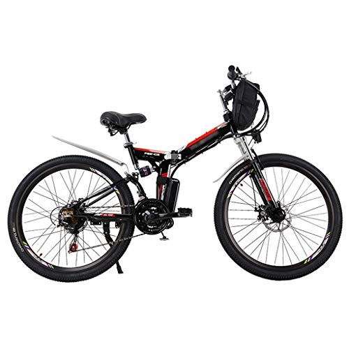 Mountain bike elettrica pieghevoles : FFF-HAT Bicicletta elettrica per Bicicletta Pieghevole per Bici da 26 Pollici per Bicicletta elettrica per Adulti 26V10AH
