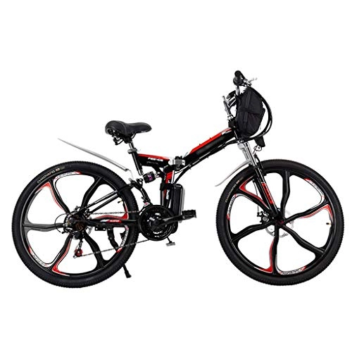 Mountain bike elettrica pieghevoles : FFF-HAT Bicicletta elettrica Pieghevole da 26 Pollici Bici elettrica per Adulti / pendolare Bici elettrica Mountain Bike da Uomo