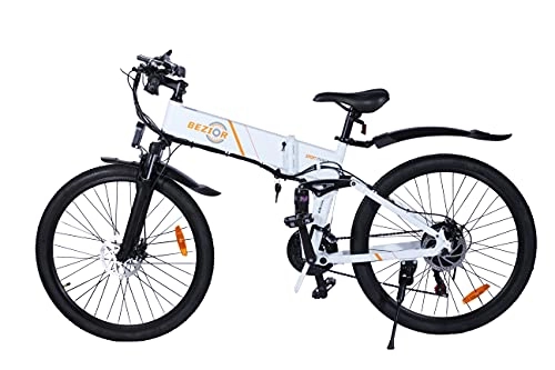 Mountain bike elettrica pieghevoles : foldable portable electric bicycle, 10Ah 500W motor power, 26inch wheels, up to 30KM mileage, can climb 25