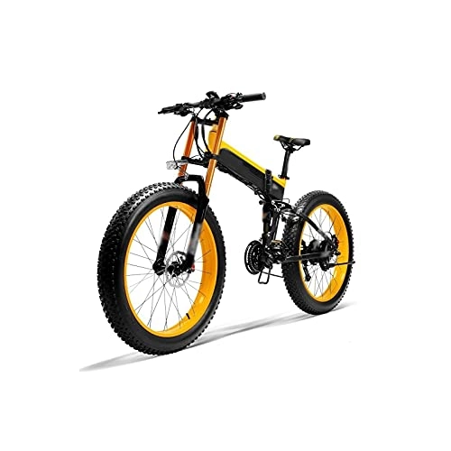 Mountain bike elettrica pieghevoles : Liangsujian Bicicletta elettrica, 26 '' 48v 1000w Bici elettrica con 48v 13Ah della Batteria